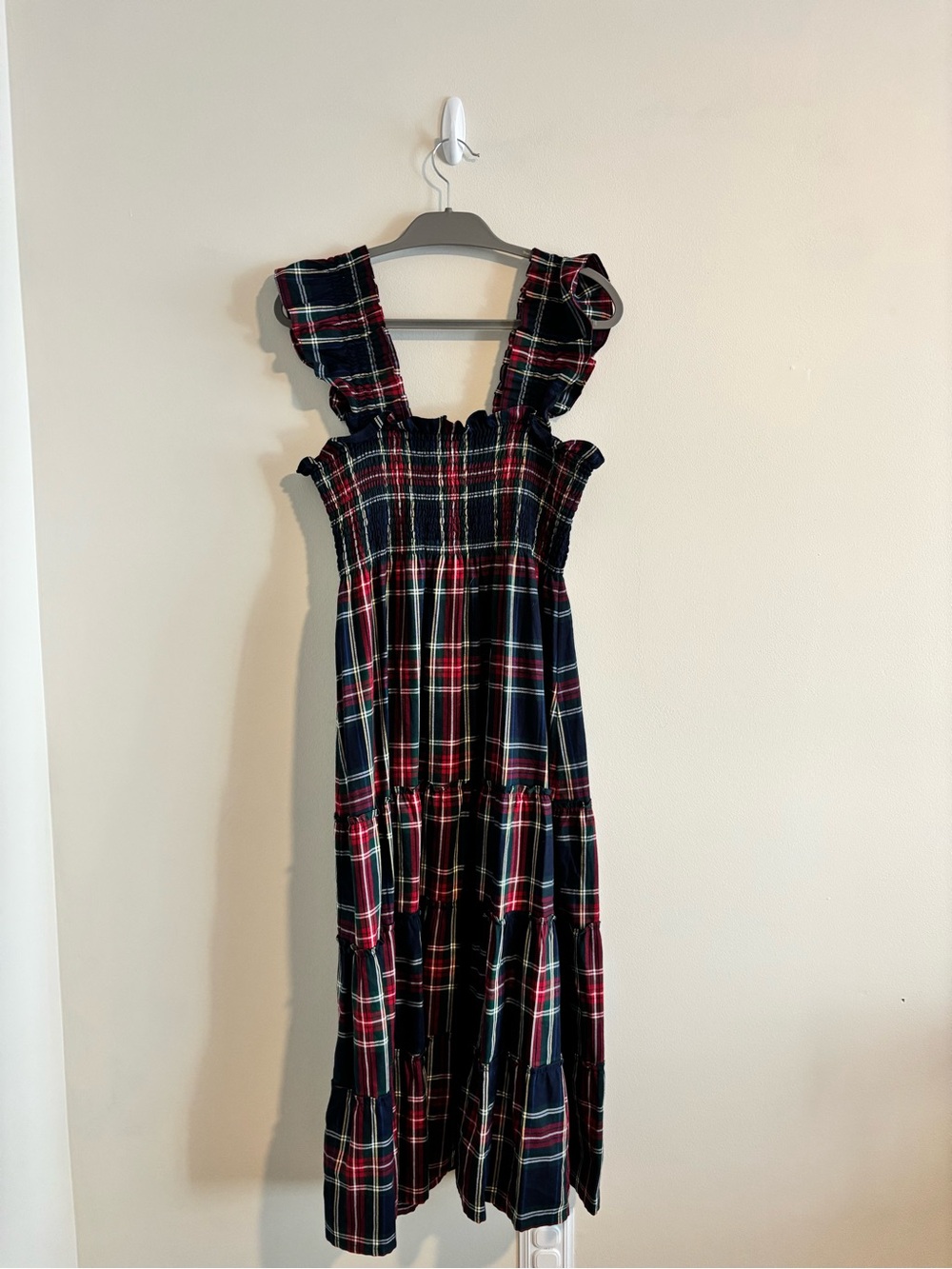 Hill House Ellie Nap Dress - Navy Tartan